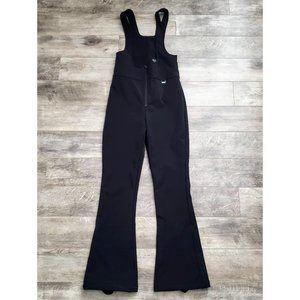 FERA Stretch Black Snow Bib Overall Flare Pants 6